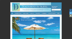 Desktop Screenshot of dimensionsintravel.com