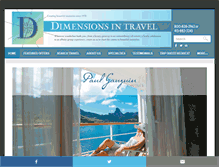 Tablet Screenshot of dimensionsintravel.com